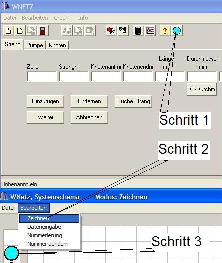 Rohrsystem zeichnen